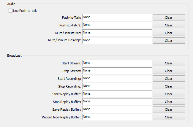 shortcut keys for mac mute mic